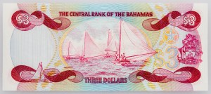 Bahamas, 3 dollars 1984