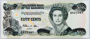 Bahamas, 50 centesimi 1984