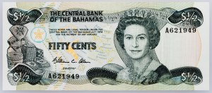 Bahamas, 50 centesimi 1984