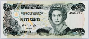 Bahamy, 50 centów 1984