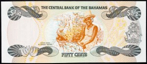 Bahamas, 50 Cents 1985