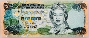 Bahamy, 50 centów 2001