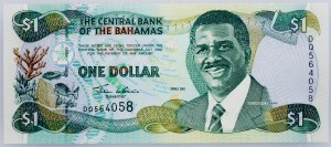 Bahamy, 1 dolar 2001