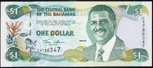 Bahamy, 1 dolár 2001