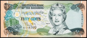 Bahamy, 50 centov 2001
