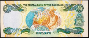 Bahamy, 50 centov 2001