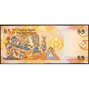 Bahamas, 5 Dollars 2007