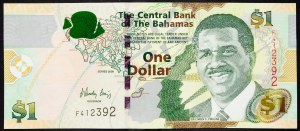 Bahamy, 1 dolár 2008