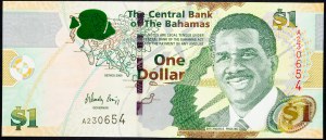 Bahamy, 1 dolár 2008