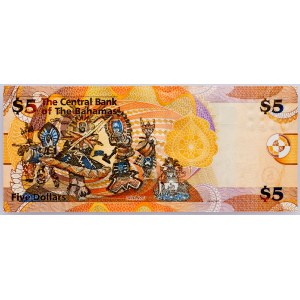 Bahamas, 5 Dollars 2013
