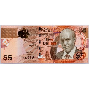Bahamas, 5 Dollars 2013
