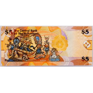 Bahamas, 5 Dollars 2013