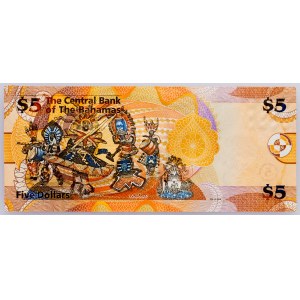 Bahamas, 5 Dollars 2013