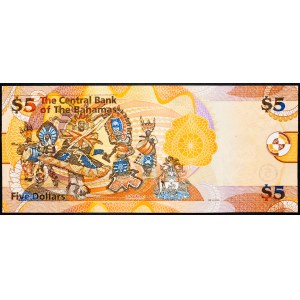 Bahamas, 5 Dollars 2013