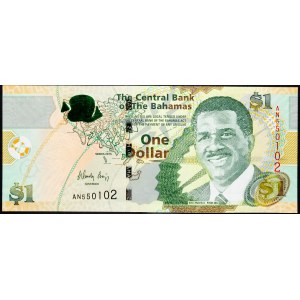 Bahamas, 1 Dollar 2015