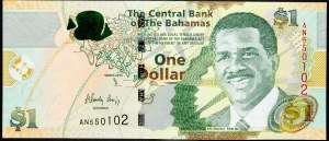 Bahamy, 1 dolár 2015