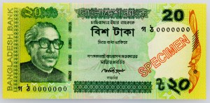 Bangladesz, 20 Taka 2017