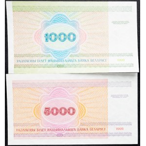 Belarus, 1000, 5000 Rubl 1998