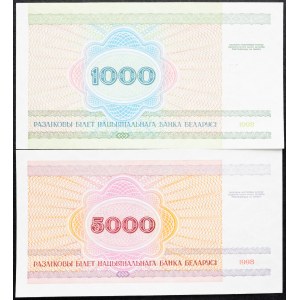 Belarus, 1000, 5000 Rubl 1998