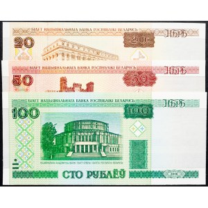 Belarus, 20, 50, 100 Rubl 2000