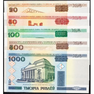 Belarus, 20, 50, 100, 500, 1000 Rubl 2000