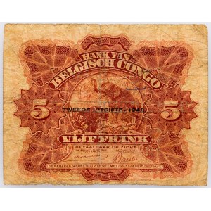 Belgisch-Kongo, 5 Francs 1942