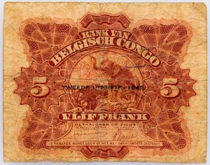 Belgisch-Kongo, 5 Francs 1942