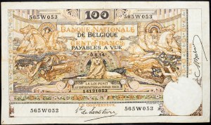 Belgium, 100 Francs 1914