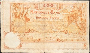Belgicko, 100 frankov 1914