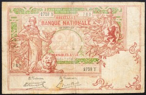 Belgicko, 20 frankov 1919