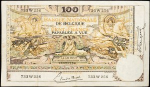 Belgie, 100 franků 1919