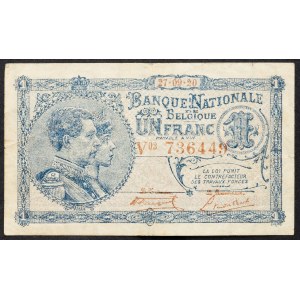 Belgium, 1 Franc 1920