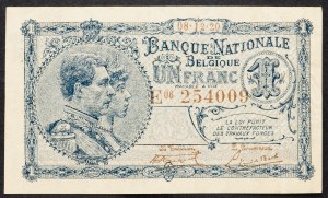 Belgie, 1 Franc 1920