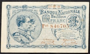 Belgio, 1 franco 1920