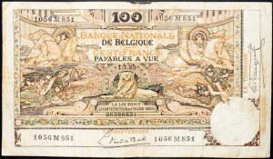 Belgique, 100 Francs 1920