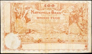 Belgia, 100 franków, 1920