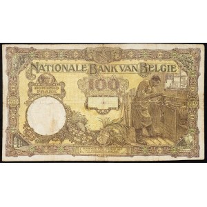 Belgium, 100 Francs 1921