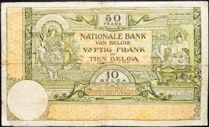 Belgio, 50 franchi 1927