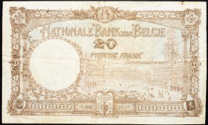 Belgie, 20 franků 1928