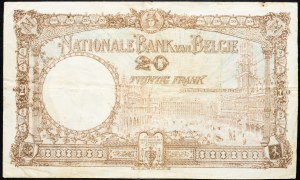 Belgio, 20 franchi 1928