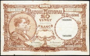 Belgique, 20 Francs 1928