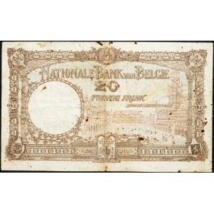 Belgium, 20 Francs 1928