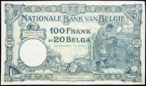 Belgien, 100 Francs 1928