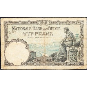 Belgium, 5 Francs 1929