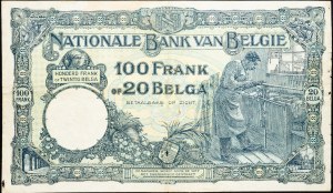 Belgicko, 100 frankov 1929