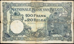 Belgie, 100 Frank 1930