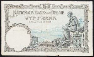 Belgium, 5 Francs 1931