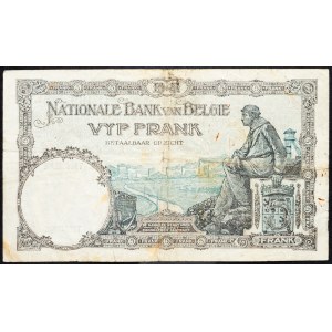 Belgien, 5 Francs 1931