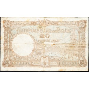 Belgium, 20 Francs 1931