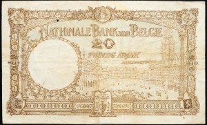 Belgie, 20 franků 1931